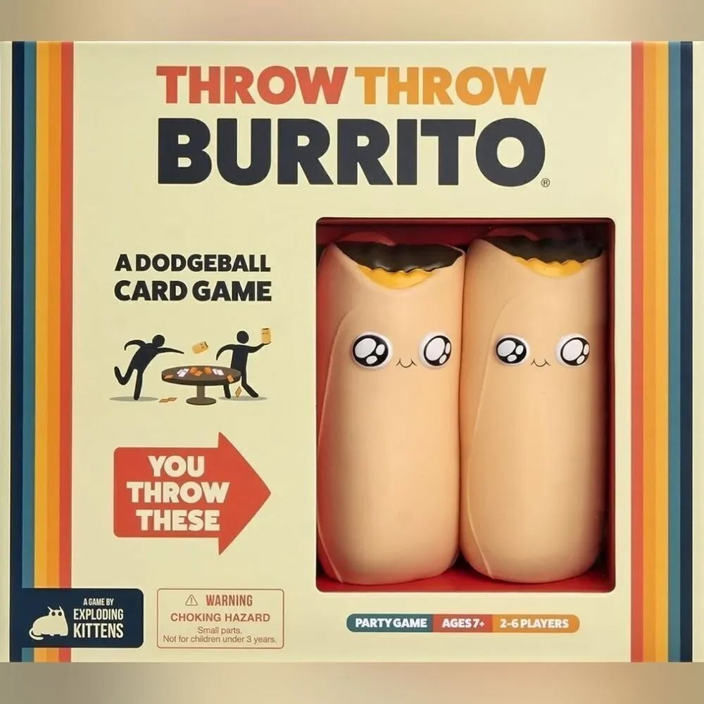 🩵NIB Throw Throw Burrito 2020 Edition Dodgeball Card Game